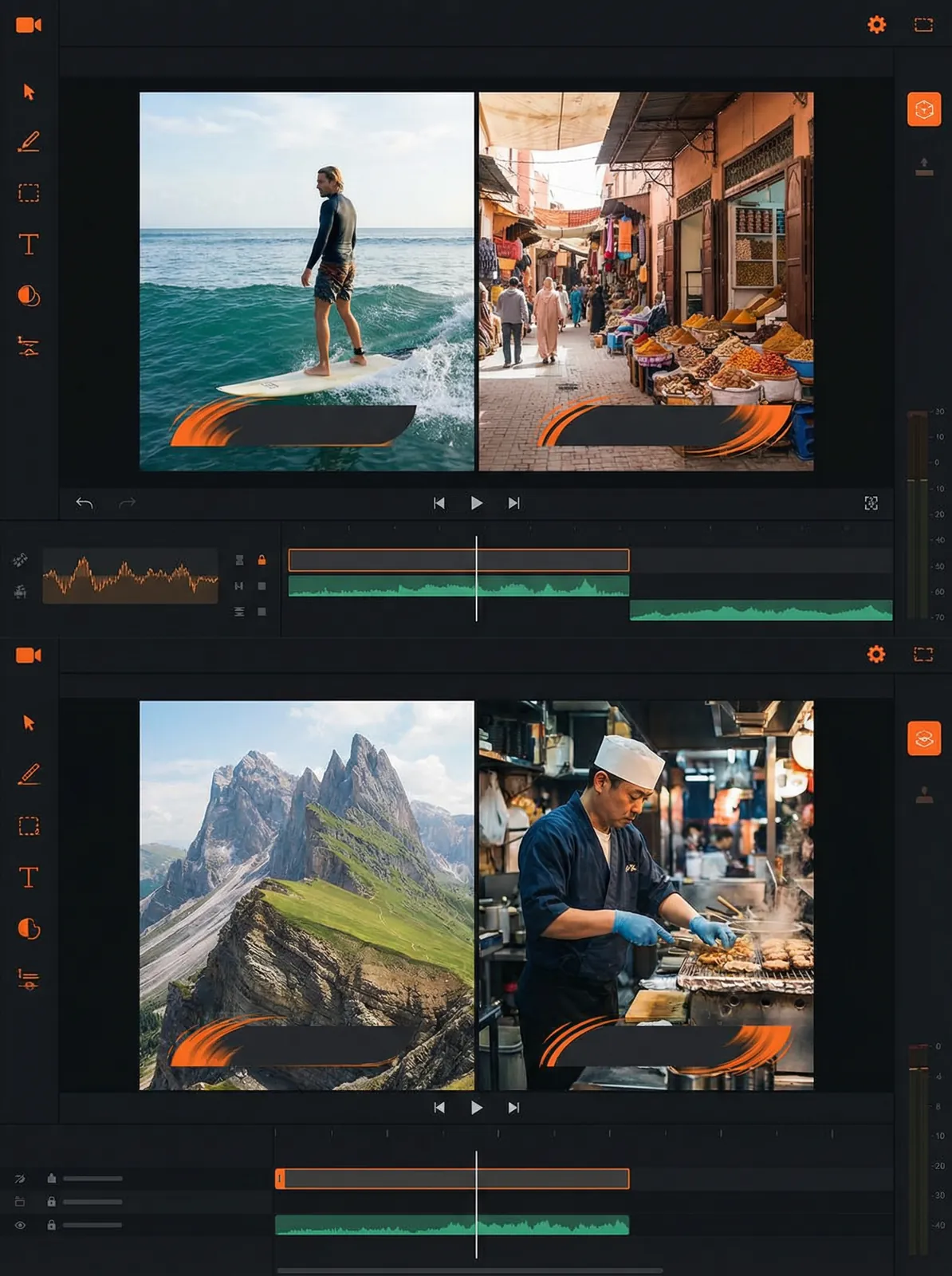欧皇国际app Vlog开场模板设计